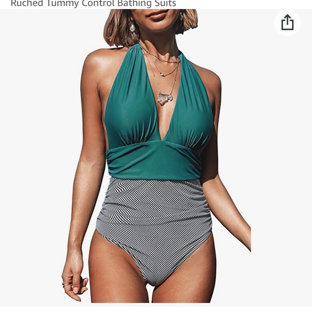 Brand new halter one piece swimsuit
